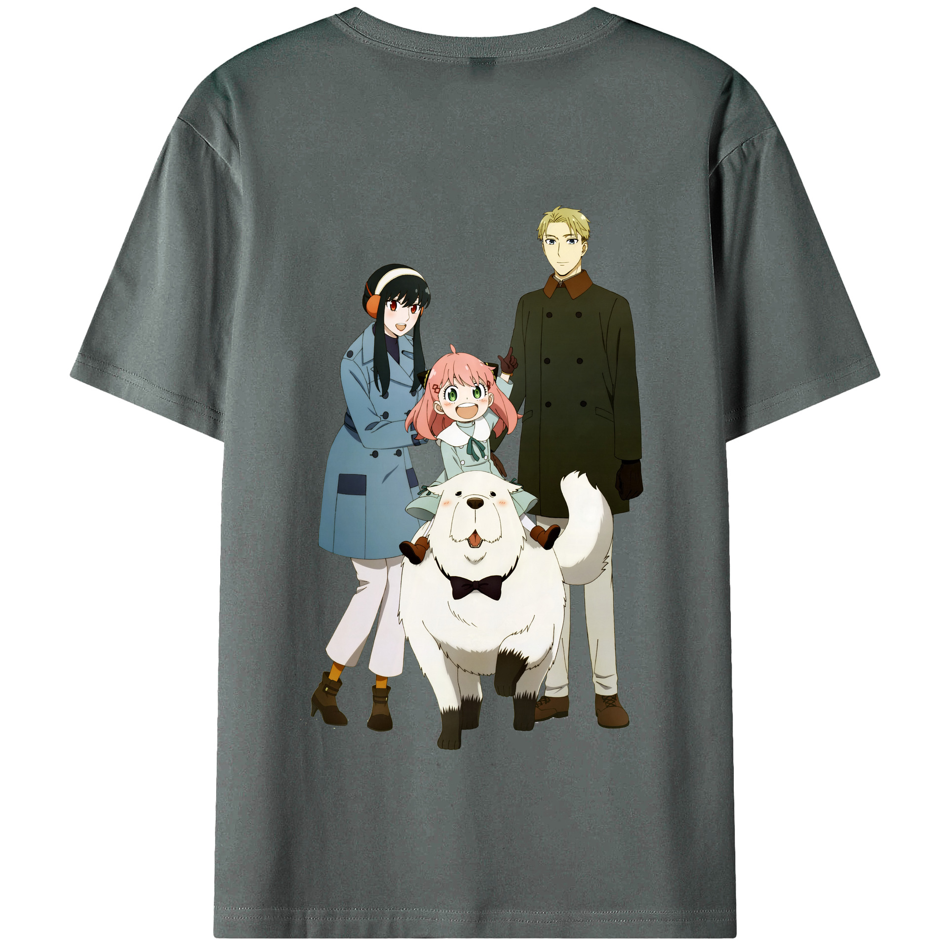 （画像用） SPY×FAMILY间谍家家酒 綿100％半袖Tシャツ（背面プリント）